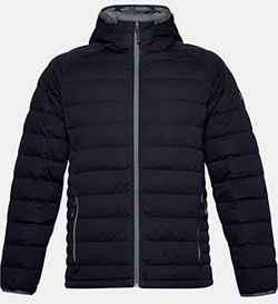 UNDER ARMOUR MENS STRETCH DOWN JACKET (BLACK)