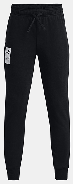 UNDER ARMOUR BOYS RIVAL JOGGER (BLACK)