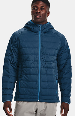 UNDER ARMOUR MENS STRETCH DOWN JACKET (BLUE)