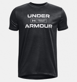 UNDER ARMOUR BOYS VENTED GRAPHIC TEE (BLACK)