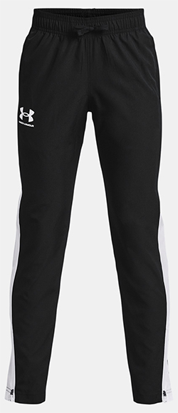 UNDER ARMOUR BOYS SPORTSTYLE PANT (BLACK/WHITE)