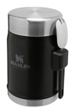 STANLEY FOOD JAR/SPORK BLACK (14OZ)