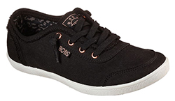 SKECHERS LADIES BOBS CUTE (BLACK)