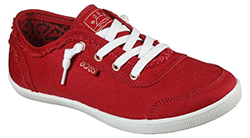 SKECHERS LADIES BOBS CUTE (RED)