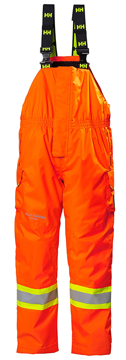 HELLY HANSEN ALNA POLAR BIB OVERALLS (ORANGE)