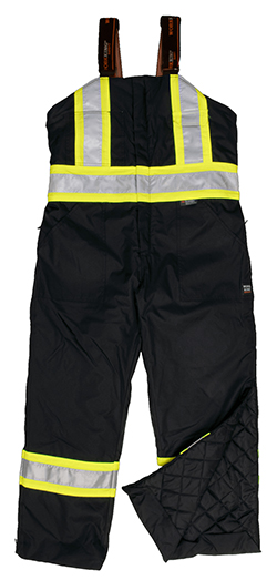 TOUGH DUCK INSULATED BIB OVERALL (BLACK)
