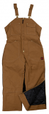 TOUGH DUCK INSULATED OVERALLS (BROWN)
