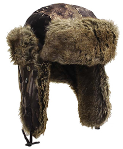 PURE CAMO FUR CAP (ONE SIZE)