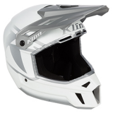 KLIM F-3 HELMET (WHITE/GREY)