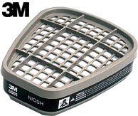 3M ORGANIC VAPOR CARTRIDGE (MODEL #6001)