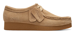 CLARKS LADIES WALLABEE DARK SAND 