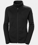 HELLY HANSEN LADIES VARDE FLEECE JACKET (BLACK)