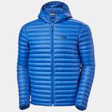 HELLY HANSEN MENS SIRDAL HOODED INSULATED JACKET (DEEP FJORD)