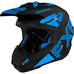 FXR TORQUE TEAM HELMET (BLACK/BLUE)