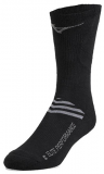 MIZUNO RUNBIRD CREW SOCK BLACK 