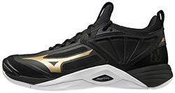 MIZUNO MENS MOMENTUM BLACK/GOLD 