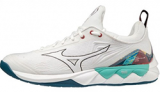 MIZUNO MENS WAVE LUMINOUS (WHITE/TEAL)