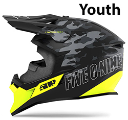 YOUTH 509 TACTICAL HELMET 2.0 (BLACK-CAMO)