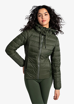 LOLE EMELINE DOWN JACKET KOMBU 