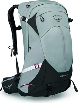 OSPREY STRATOS 34 SMOKE GREY (34 LITRE)