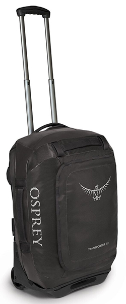 OSPREY TRANSPORTER DUFFEL BLACK (40 LITRE)