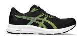 ASICS MENS CONTEND 8 BLACK/ELECTRIC LIME