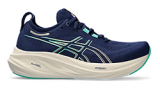 ASICS LADIES NIMBUS 26 BLUE/GREEN