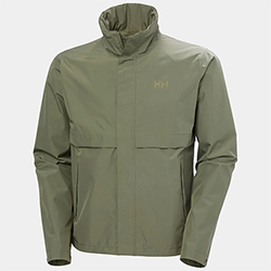 HELLY HANSEN MENS T2 RAIN JACKET LAVANDER GREEN