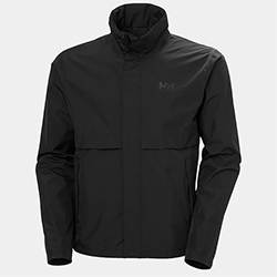 HELLY HANSEN MENS T2 RAIN JACKET BLACK