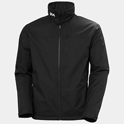 HELLY HANSEN MENS CREW MIDLAYER BLACK