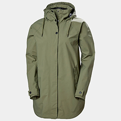 HELLY HANSEN LADIES VALENTIA RAINCOAT LAV GREEN