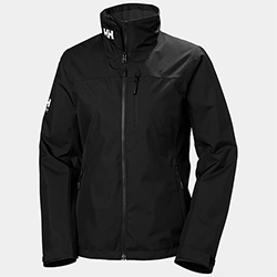 HELLY HANSEN LADIES CREW MIDLAYER BLACK