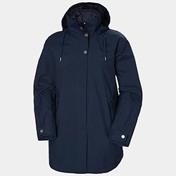 HELLY HANSEN LADIES VALENTIA RAINCOAT NAVY