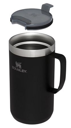 STANLEYS CAMP MUG (MATT-BLACK) 24oZ