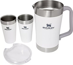 STANLEY PITCHER SET WHITE (64OZ)