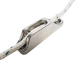 STAINLESS STEEL S ROPE GRAB CLEAT (3/16 - 1/4)