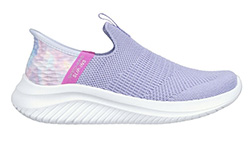 SKECHERS GIRLS ULTRA FLEX (LAVENDER/MULTI)