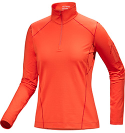 ARCTERYX LADIES RHO ZIP (SOLARIS)