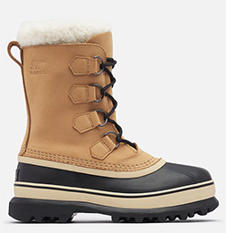 SOREL LADIES CARIBOU WATERPROOF BOOT (BUFF)