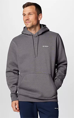 COLUMBIA MENS MERIDIAN HOODY (CITY GREY)