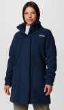 COLUMBIA LADIES PANORAMA LONG JACKET (NAVY)