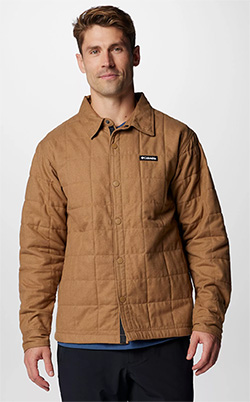 COLUMBIA MENS LANDROAMER QUILTED JACKET (DELTA)