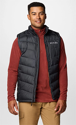 COLUMBIA MENS LABYRINTH VEST (BLACK)