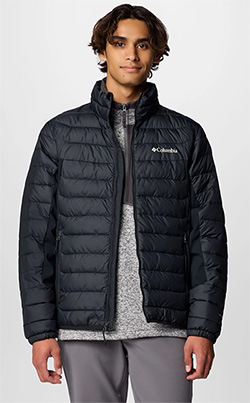 COLUMBIA MENS POWDER LITE JACKET (BLACK)