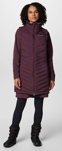 COLUMBIA LADIES JOY PEAK LONG VEST (MOONVISTA)