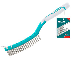 TOTAL TOOLS WIRE BRUSH/SCAPPER 13.5"