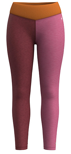 SMARTWOOL LADIES MERINO BASE LAYER BOTTOM (CURRANT/GARDEN PINK)