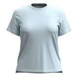 SMARTWOOL LADIES PERFECT SHORT SLEEVE CREW (WINTER SKY)