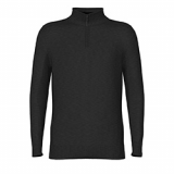 SMARTWOOL MENS SPARWOOD HALF ZIP (CHARCOAL)