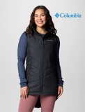 COLUMBIA LADIES HEAVENLY LONG VEST (BLACK)